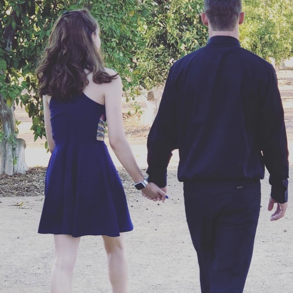 Macy’s Navy Blue Dress - Picture 5 of 5